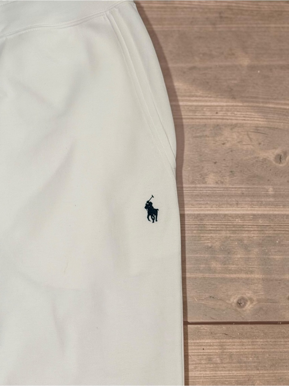 Polo Ralph Lauren Mens Size 1XB Joggers White Fleece Pony Logo Sweatpants NEW - Picture 4 of 4
